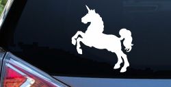 Unicorn Prancing Car or Truck Window Decal Sticker