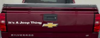 Its A Jeep Thing Off Road Car or Truck Window Decal Sticker (White)