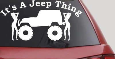 Jeep Girls Off Road Decal Sticker for Car Truck Window Vinyl