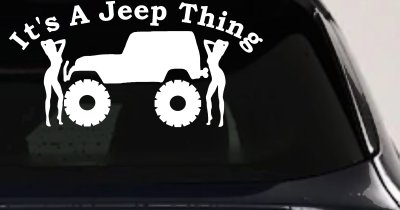 Jeep Girls Off Road Decal Sticker for Car Truck Window Vinyl