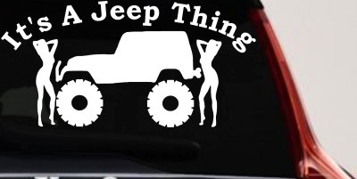 Jeep Girls Off Road Decal Sticker for Car Truck Window Vinyl