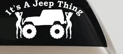 Jeep Girls Off Road Decal Sticker for Car Truck Window Vinyl