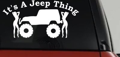 Jeep Girls Off Road Decal Sticker for Car Truck Window Vinyl