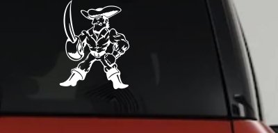 Pirate With Sword Decal for Car Truck Window Vinyl Sticker