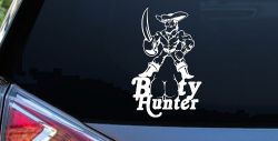 Pirate Booty Hunter Funny Car or Truck Window Decal Sticker