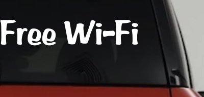 Free WiFi Window Decal for Business Storefronts & Vehicles