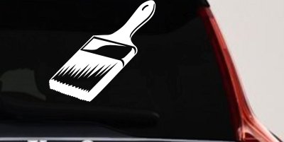 Painter Paint Brush Decal for Cars & Trucks - Business Vinyl Sticker