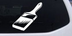 Painter Paint Brush Business Car or Truck Window Decal Sticker