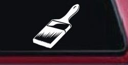 Painter Paint Brush Business Car or Truck Window Decal Sticker