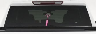 Builder Carpenter Contractor Hammer Business Window Lettering Sign Car or Truck Window Decal Sticker (Pink)