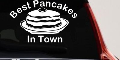 Best Pancakes Window Decal Restaurant Truck Vinyl Sticker