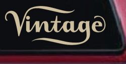 Vintage Store Window Lettering Business Car or Truck Window Decal Sticker (Desert Sand)