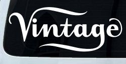 Vintage Store Window Lettering Business Car or Truck Window Decal Sticker