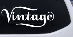 Vintage Store Window Lettering Business Car or Truck Window Decal Sticker