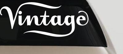 Vintage Window Lettering Decal for Business Cars Trucks Storefronts