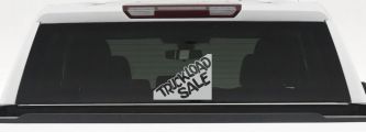 Truckload Sale Store Window Lettering Business Car or Truck Window Decal Sticker (Light Gray)