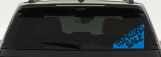 Truckload Sale Window Decal - Business Car & Store Vinyl Sticker (Sky Blue)