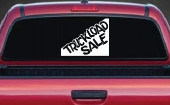 Truckload Sale Store Window Lettering Business Car or Truck Window Decal Sticker