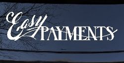 Easy Payments Store Window Lettering Business Car or Truck Window Decal Sticker
