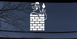 Brick Rock Mason Business Car or Truck Window Decal Sticker
