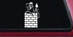 Brick Rock Mason Business Car or Truck Window Decal Sticker