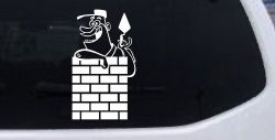 Brick Rock Mason Business Car or Truck Window Decal Sticker