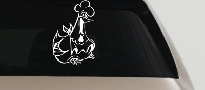 Chicken Business Window Lettering Sign Car or Truck Window Vinyl Decal Sticker