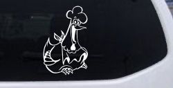 Chicken Business Window Lettering Sign Car or Truck Window Decal Sticker