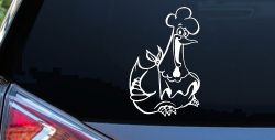 Chicken Business Window Lettering Sign Car or Truck Window Decal Sticker