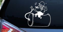 Bomb Dynamite Technician Business Car or Truck Window Decal Sticker