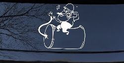 Bomb Dynamite Technician Business Car or Truck Window Decal Sticker