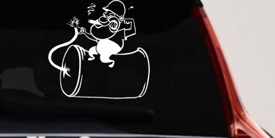 Bomb Dynamite Technician Business Car or Truck Window Vinyl Decal Sticker