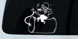 Bomb Dynamite Technician Business Car or Truck Window Decal Sticker