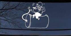 Bomb Dynamite Technician Business Car or Truck Window Decal Sticker