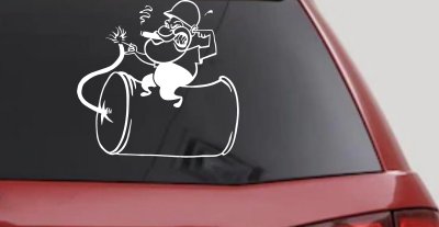 Bomb Dynamite Technician Business Car or Truck Window Vinyl Decal Sticker