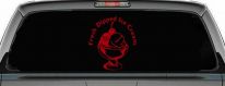 Fresh Dipped Ice Cream Store Window Lettering Business Car or Truck Window Decal Sticker (Red)