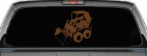 Skid Steer Loader Construction Business Window Lettering Sign Car or Truck Window Vinyl Decal Sticker (Copper)
