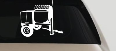 Cement Concrete Mixer Construction Business Car or Truck Window Vinyl Decal Sticker