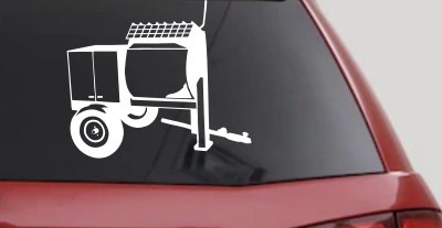 Cement Concrete Mixer Construction Business Car or Truck Window Vinyl Decal Sticker