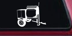 Cement Concrete Mixer Construction Business Car or Truck Window Decal Sticker