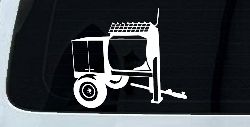 Cement Concrete Mixer Construction Business Car or Truck Window Decal Sticker