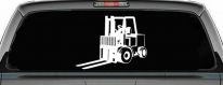 Fork Lift Construction Business Window Lettering Sign Car or Truck Window Decal Sticker