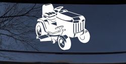 Lawn Mower Lawn Care Landscaping  Business Window Lettering Sign Car or Truck Window Decal Sticker