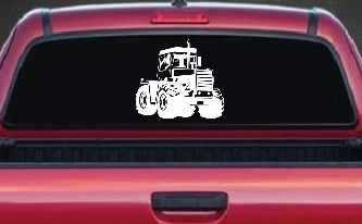 Logging Skidder Business Car or Truck Window Decal Sticker