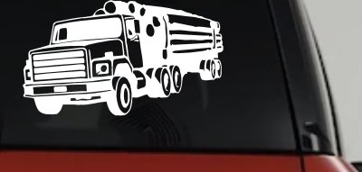Logging Truck Business Car or Truck Window Vinyl Decal Sticker