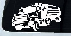 Logging Truck Business Car or Truck Window Decal Sticker
