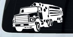 Logging Truck Business Car or Truck Window Decal Sticker
