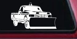 Snow Plow Truck Business Window Lettering Sign Car or Truck Window Decal Sticker