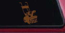 Snow Blower Business Window Lettering Sign Car or Truck Window Vinyl Decal Sticker (Copper)
