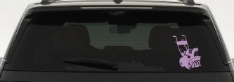 Snow Blower Business Window Lettering Sign Car or Truck Window Vinyl Decal Sticker (Lilac)